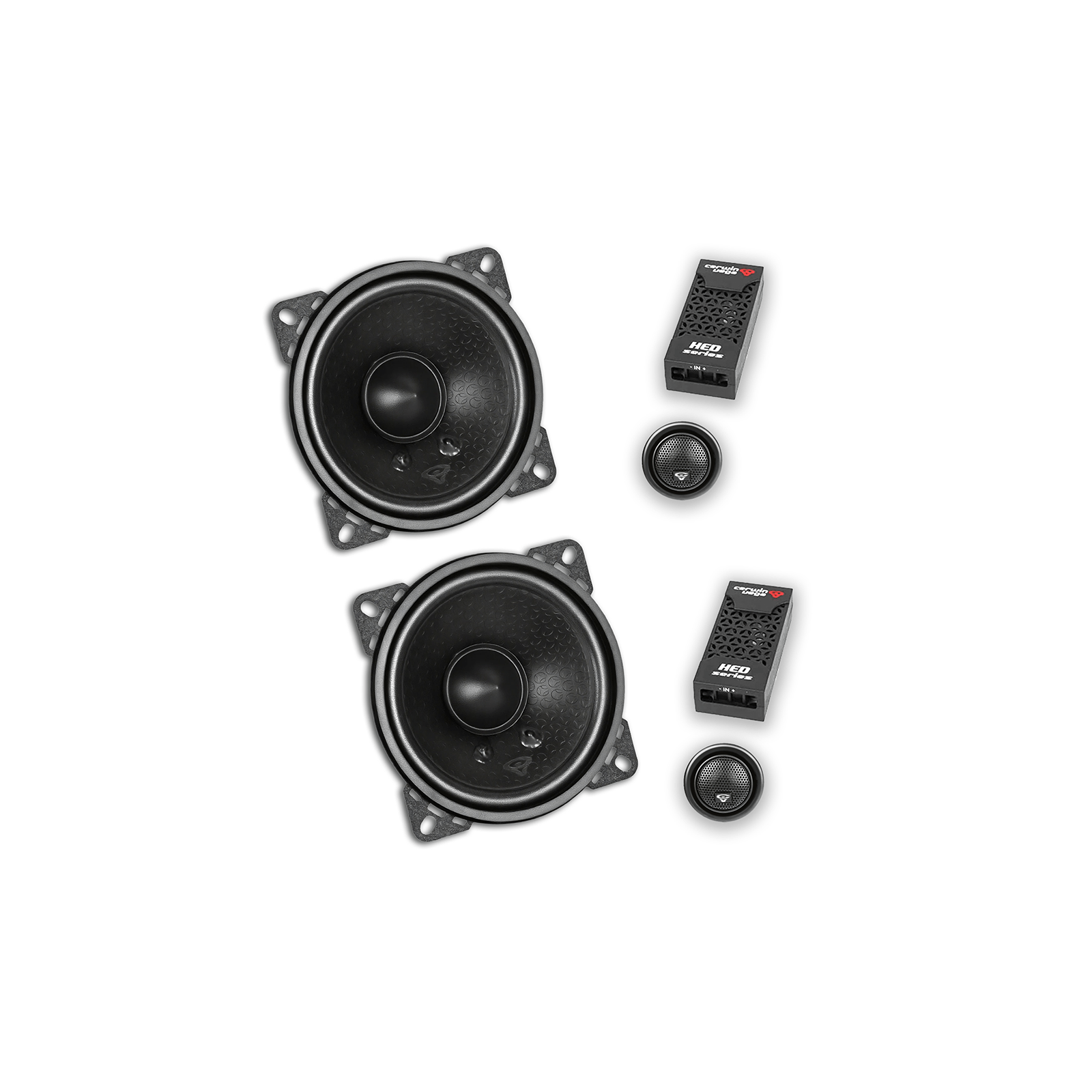 H4C - HED 4” 2 - Way Component Full Range Speaker Set - Cerwin Vega